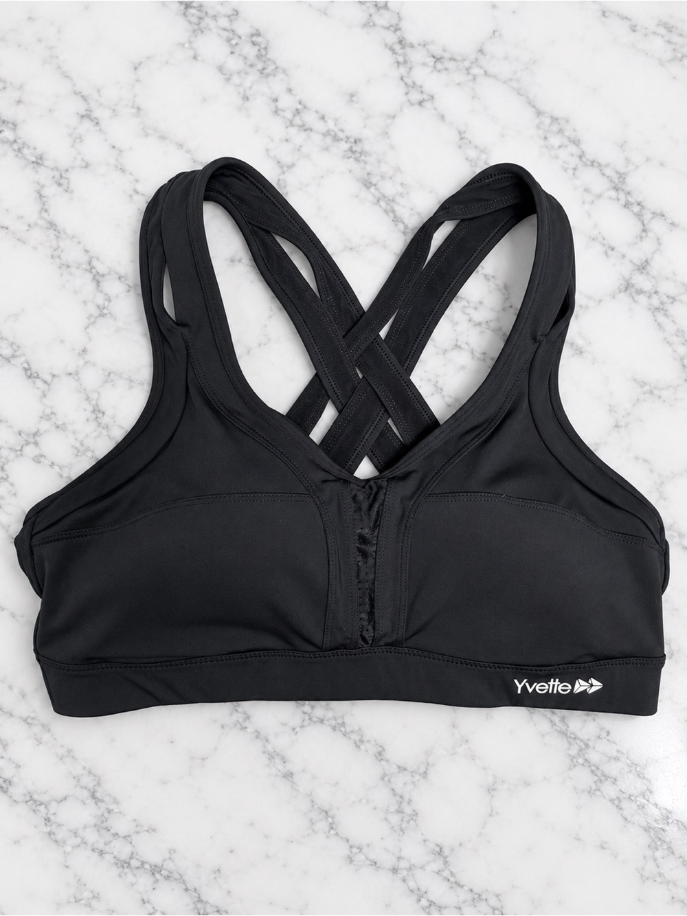 Black Crisscross Sports Bra - Supportive Women’s Activewear
